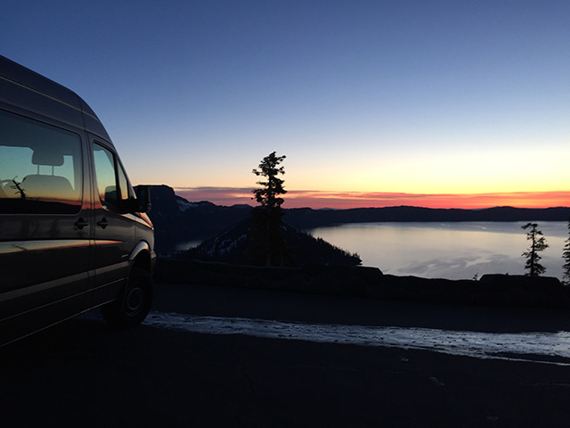 Crater Lake Sunrise