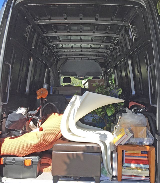 Moving with a Sprinter Cargo van